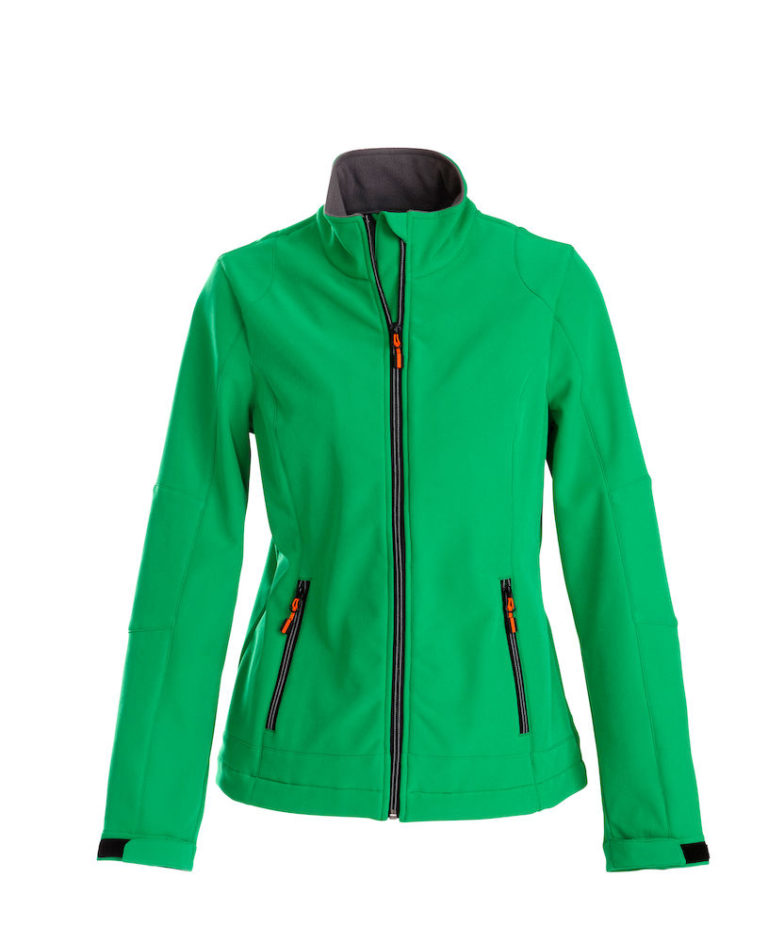 2261045 Softshell TRIAL LADY 728 Frisgroen