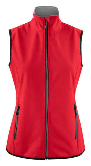 2261060 Softshell Vest Trial Lady 400 Rood