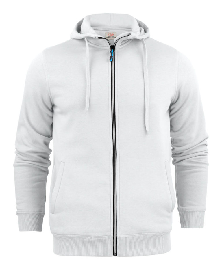 2262051 Hooded sweat jacket OVERHEAD 100 wit