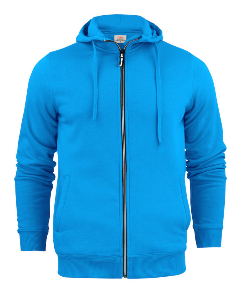 2262051 Hooded sweat jacket OVERHEAD 632 oceaanblauw