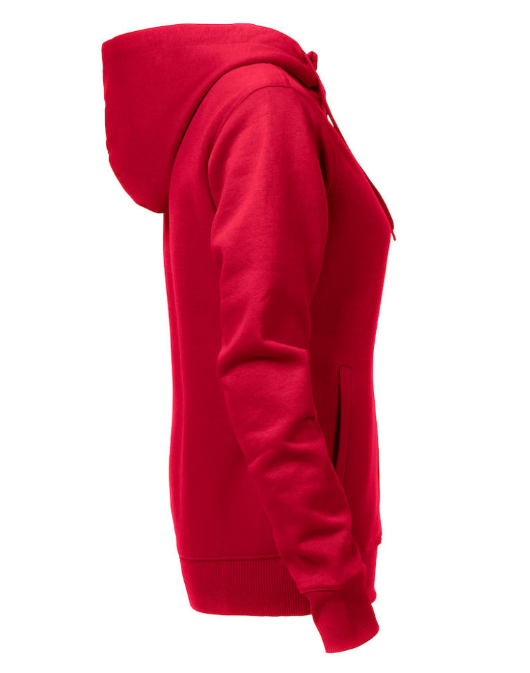 2262052 Hooded sweat jacket OVERHEAD LADY-400 rood