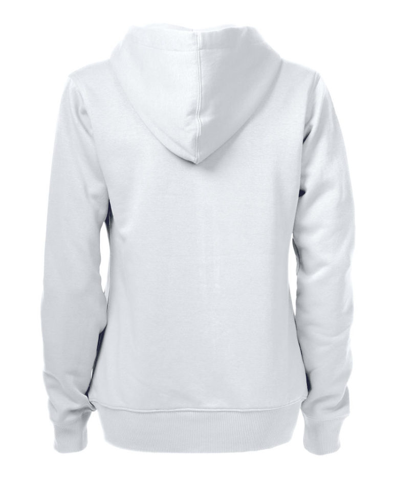 2262052 Hooded sweat jacket OVERHEAD LADY-100 wit