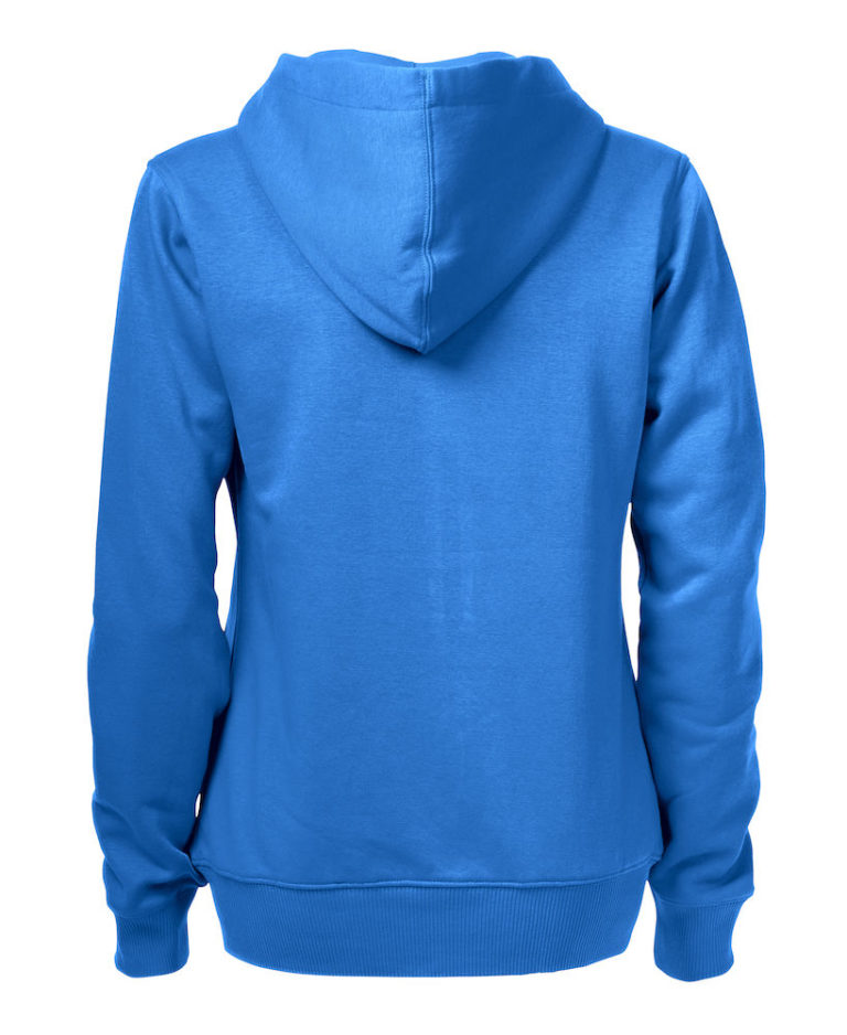 2262052 Hooded sweat jacket OVERHEAD LADY-632 oceaanblauw