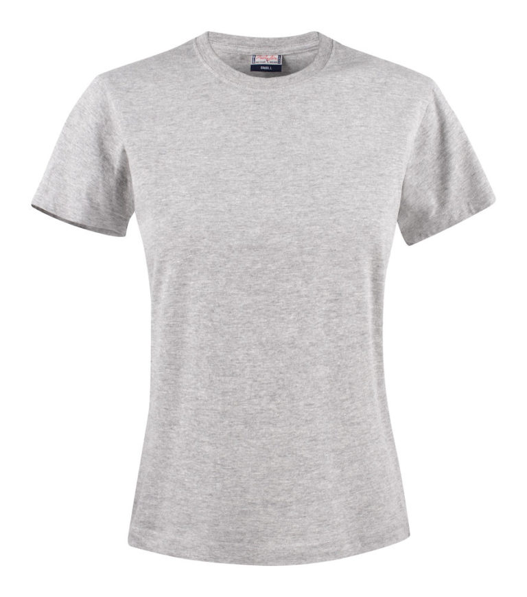 2264014 T-shirt HEAVY T LADY 120 grey melange