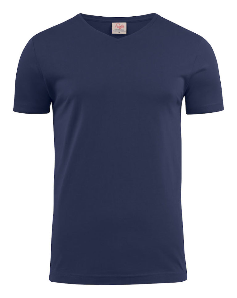 2264024 T-shirt HEAVY V-NECK 600 marine