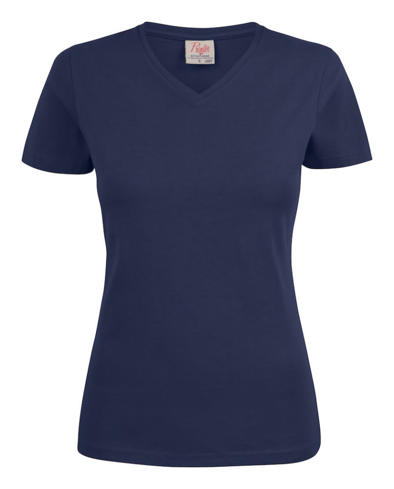 2264025 T-shirt HEAVY V-NECK LADY 632 marine