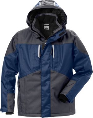 127559 Airtech winterjack 586 marineblauw/grijs