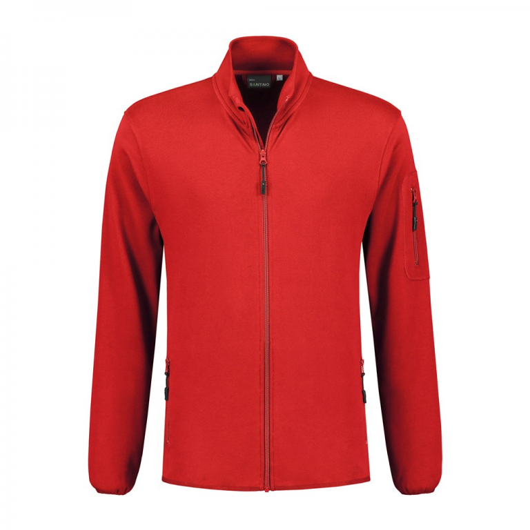 Sweatvest Berlin rood