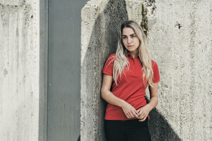 Poloshirt Monza Ladies rood