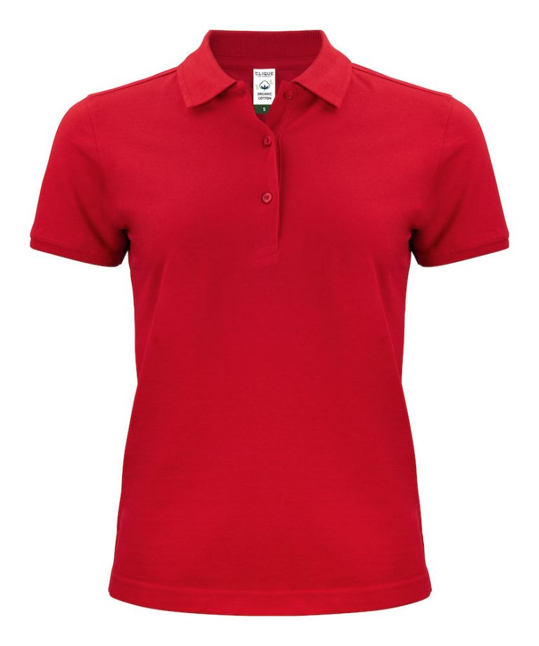 028265 Classic OC Polo ladies rood