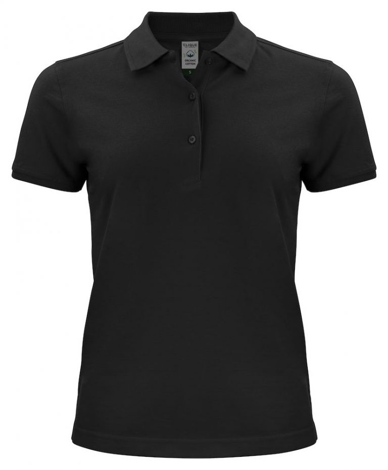 028265 Classic OC Polo ladies zwart