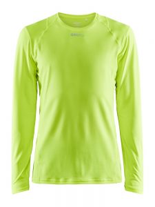 1908754 ADV Essence Tee LS fluor geel