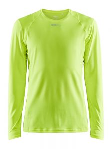 1908754 ADV Essence Tee LS fluor geel