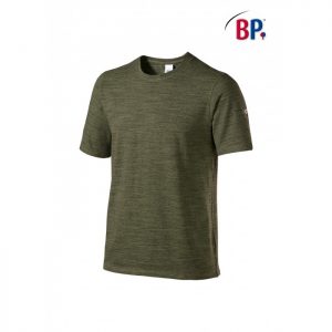 1714 BP T-shirt voor haar & hem Space-Dyed 73 olijfgroen