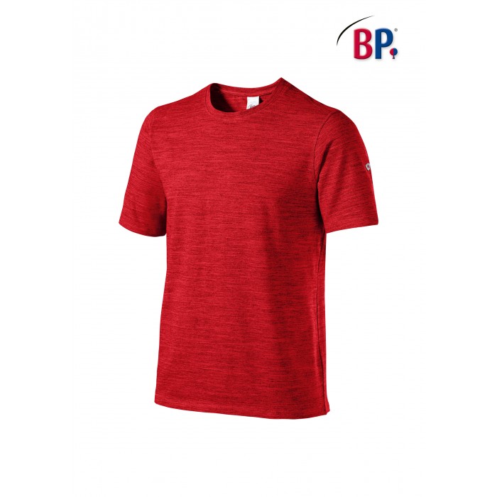 1714 BP T-shirt voor haar & hem Space-Dyed 81 rood
