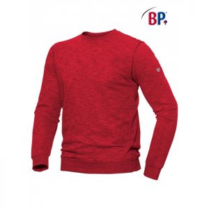 1720 BP Sweatshirt voor haar & hem Space-Dyed 81 rood
