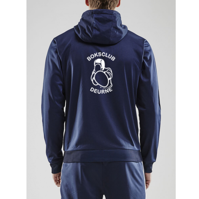 Heren hooded trainingsjack (Boksclub Deurne)