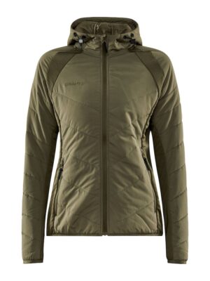 1911001 Explore Hybrid Jacket Ladies olijfgroen