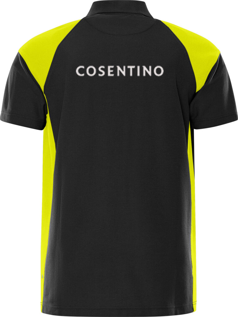 300509-982 Zwart/Geel Poloshirt - Afbeelding 3