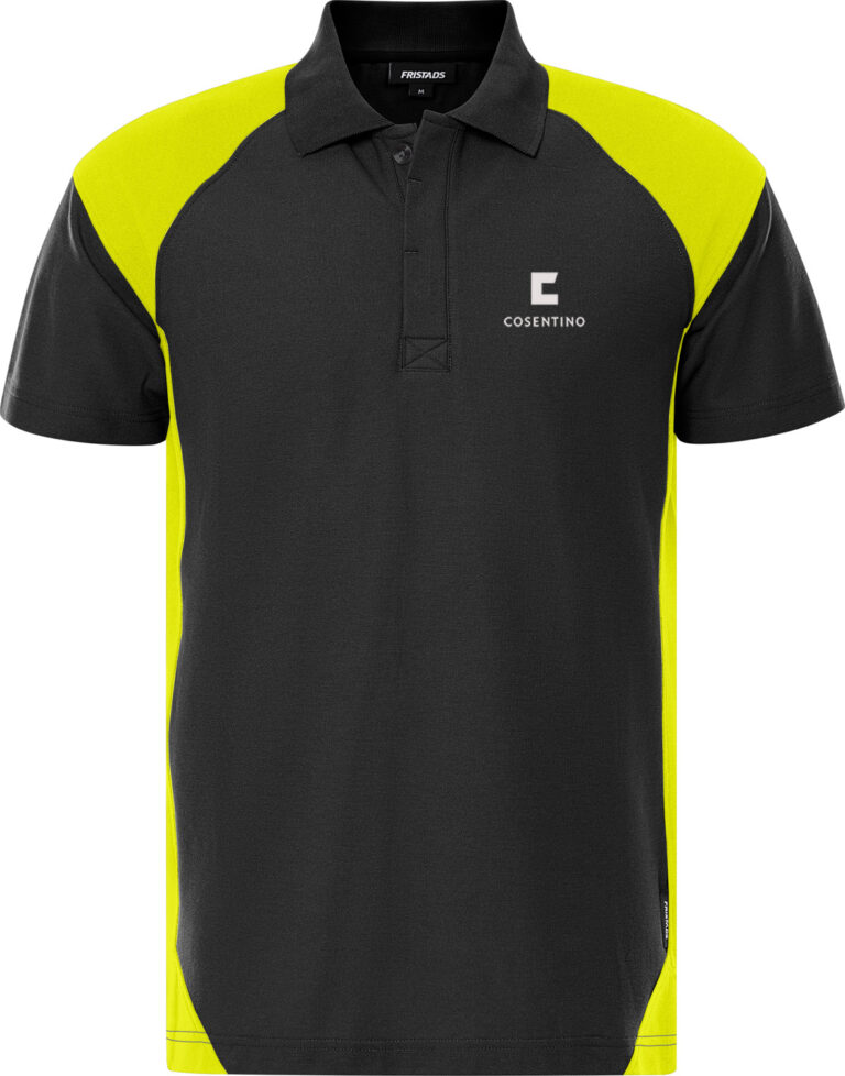 300509-982 Zwart/Geel Poloshirt
