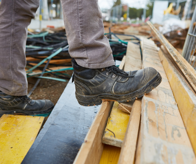 Werkschoenen klompvoeten