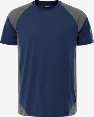 300505 Heavy T-shirt 7046 GTM 586 Marineblauw/grijs