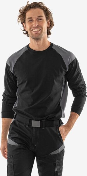 301171 Heavy T-shirt lange mouw 7071 GTM
