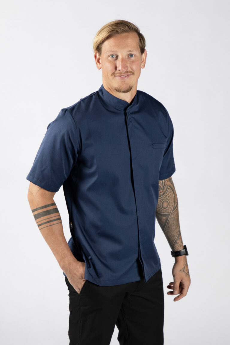 Cheffix koksbuis Vin kortemouw navy 1