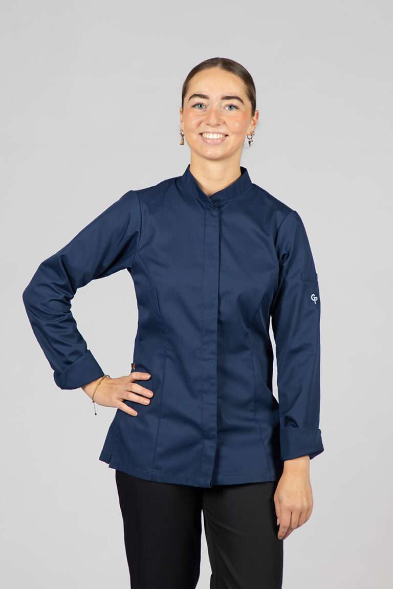 Cheffix koksbuis Vina langemouw navy 1