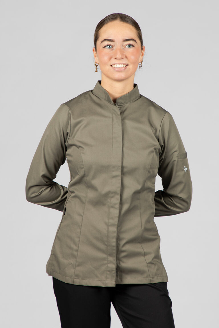 Cheffix koksbuis Vina langemouw olive green 4