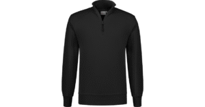 Stappert zipsweater zwart